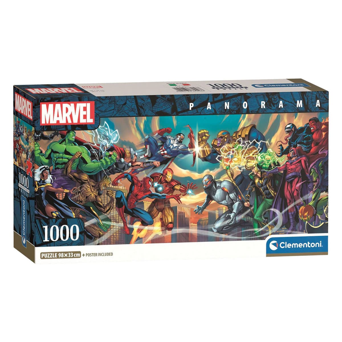 Marvel Heroes Vs Villain - Panorama (Compact Box 1000 Stukjes)