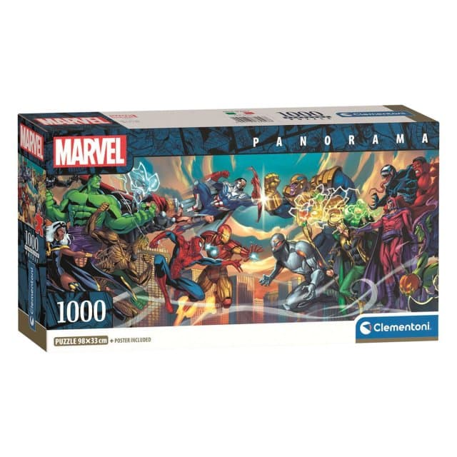Marvel Heroes Vs Villain - Panorama (Compact Box 1000 Stukjes)