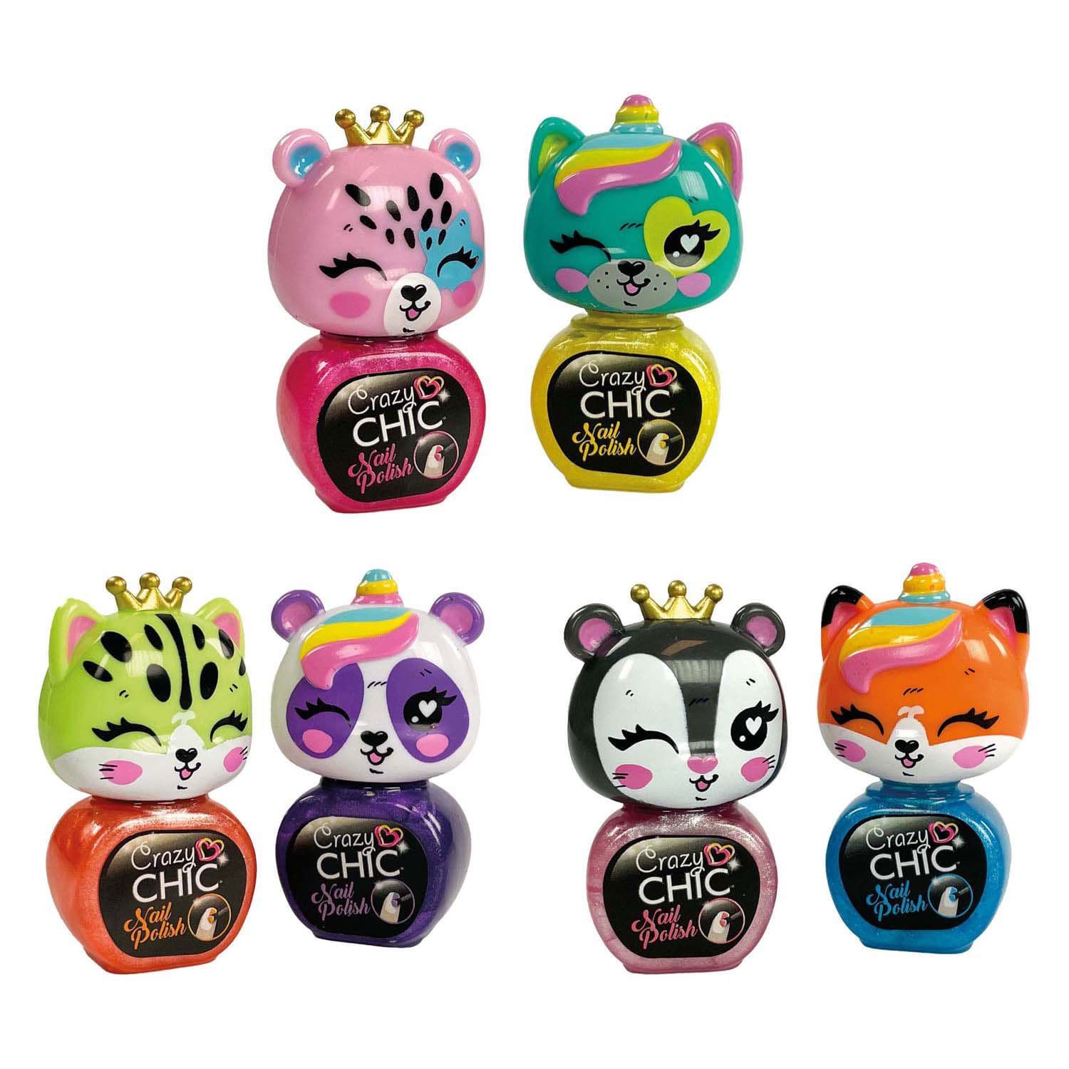 Clementoni Crazy Chic - Nagellak Dieren, 2st.