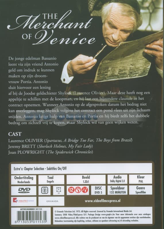 Merchant Of Venice, The (1973)
