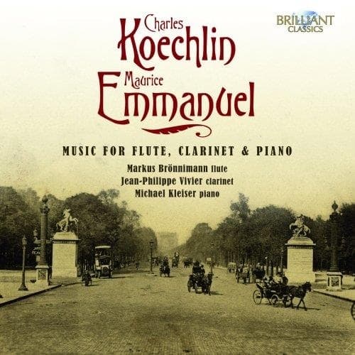 Markus / Jean-Philippe Bronnimann - Koechlin & Emmanuel; Music For Flut