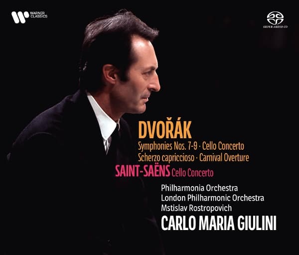Giulini & Rostropovich - Symphonies 7-9 / Cello Concertos (4 CD)