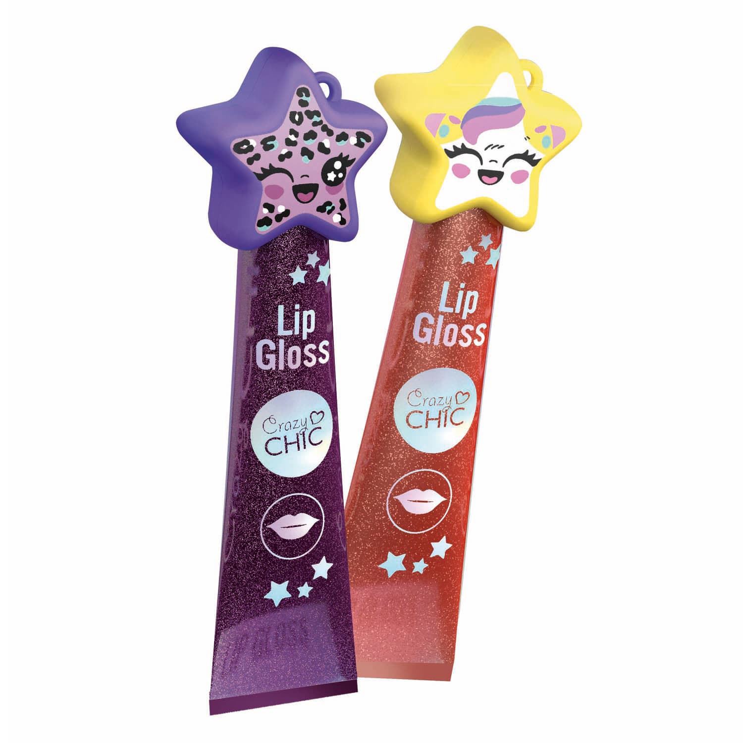 Clementoni Crazy Chic Lipgloss Ster Paars/Geel