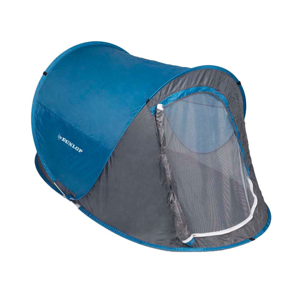 DUNLOP Pop-up Tent voor 2 Personen - 255x155x95 cm - Snel Opzetbaar & Weerbestendig
