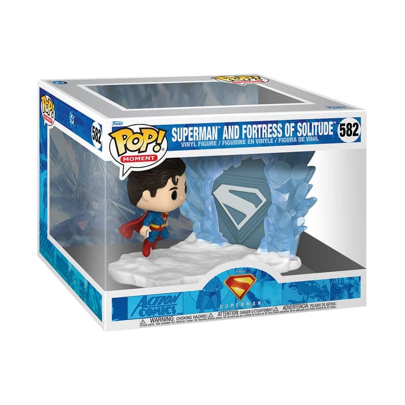 Dc Comics: Funko Pop! Moment: Superman 2025 - Superman And The Fortress Of Solitude