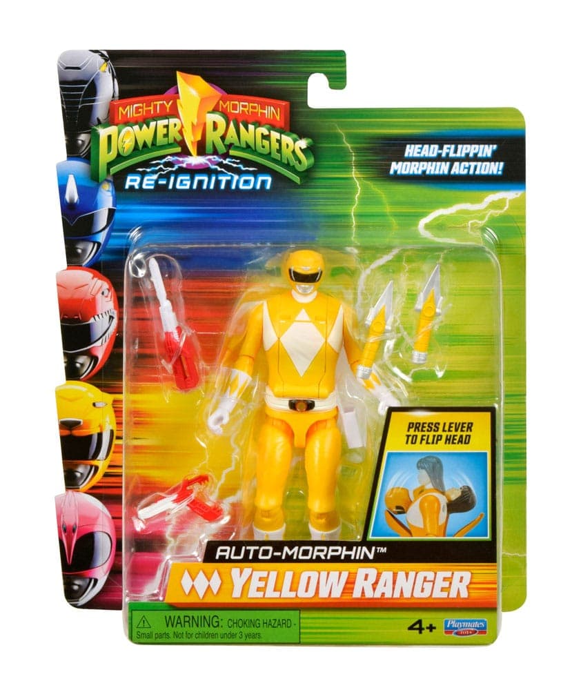 Power Rangers Auto Morphin Yellow Ranger
