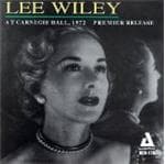 Lee Wiley - At Carnegie Hall 1972 (CD)
