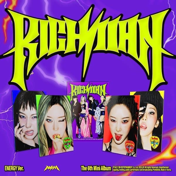 Aespa - The 6th Mini Album 'Rich Man'_Energy (CD) (NINGNING Version)