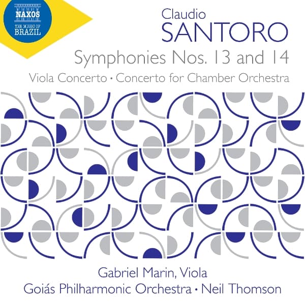 Gabriel Marin, Goias Philharmonic Orchestra, Neil Thomson - Santoro: Symphony No. 13 | Symphony No. 14 | Viola Concerto; Concerto For Chamber Orchestra (CD)