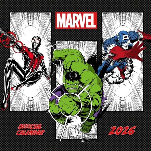 Kalender 2026 - Marvel Comics