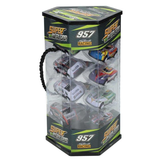 Super Metal Car Pull Back Set - 12-Pack