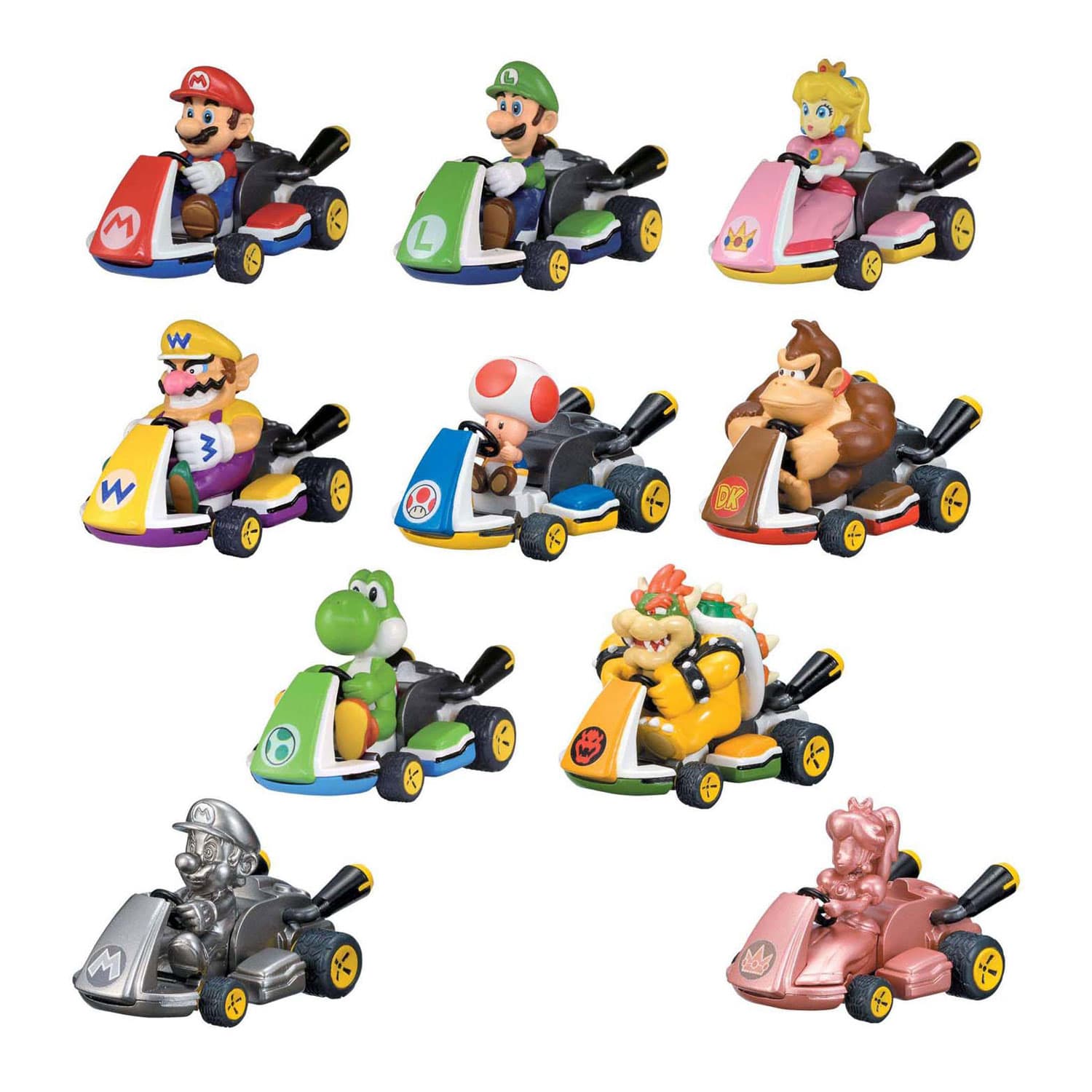 Mario Kart Pullback Mini Auto - Verrassingsei