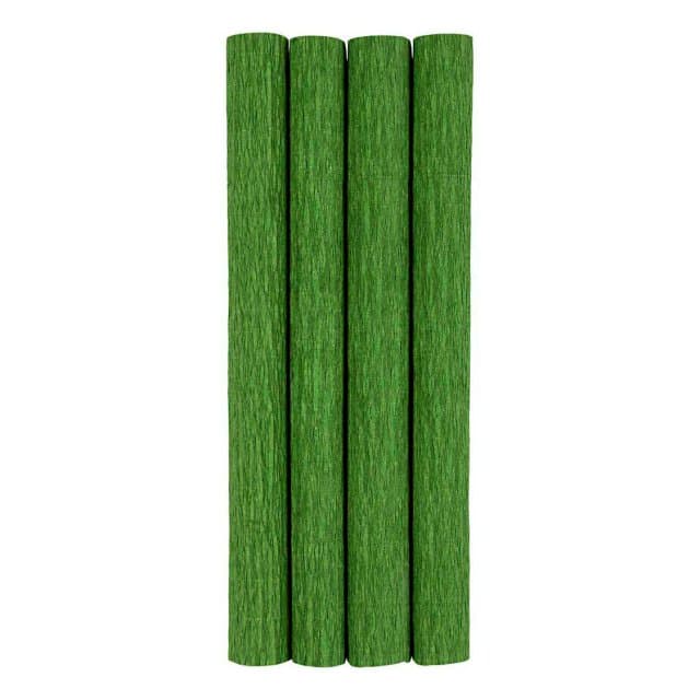 Crepepapier Groen - 4st.