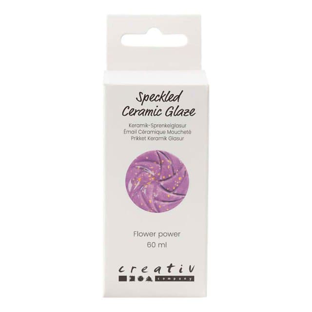 Gespikkeld Keramiek Glazuur 999-1060 C Dekkend Flower Power - 60ml