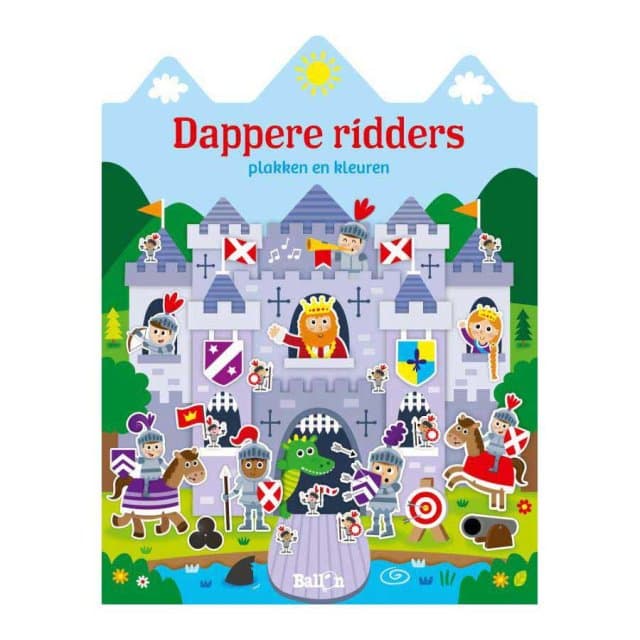 Kleur- en Stickerboek Dappere Ridders