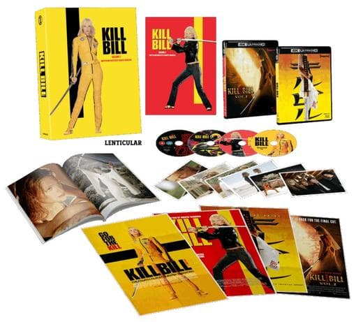 Kill Bill: Volume 1 & 2 (2003 - 2004) 4k Uhd + Blu-ray Lenticular Limited Edition - Imprint Collection #491 - 492 (Import)