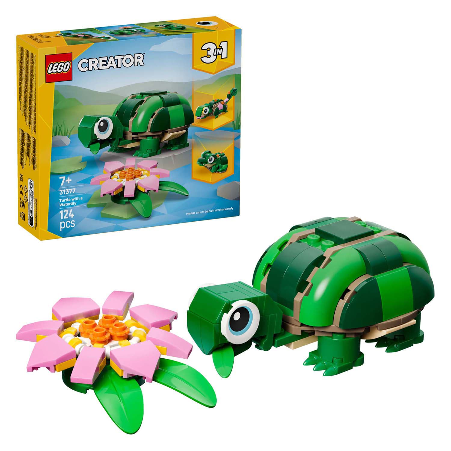 LEGO Creator 31377 Schildpad met waterlelie