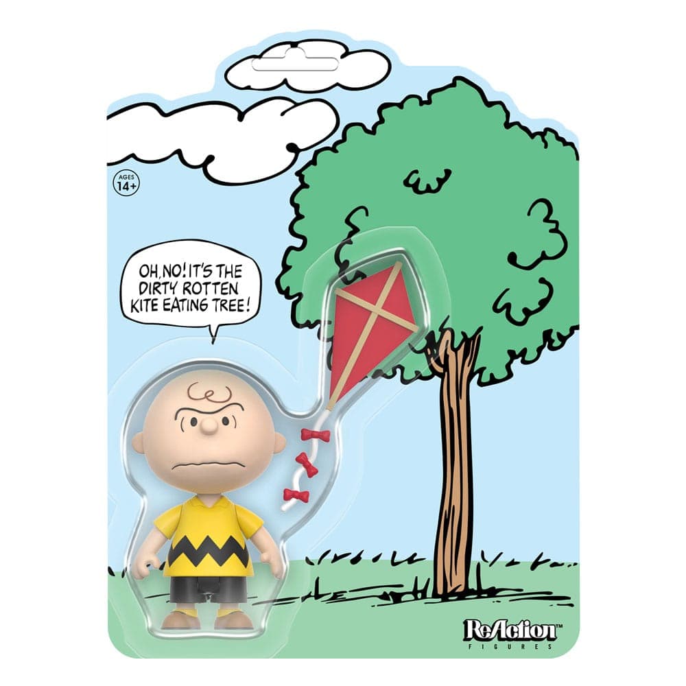 Peanuts: Super7 - Reaction Figures - Charlie Brown And The Kite-Eating Tree  (Comic Panel)