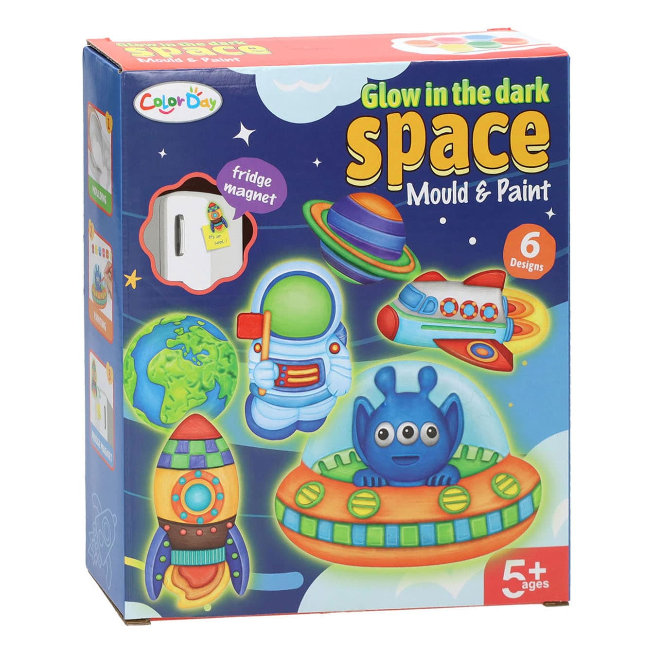 Gieten & Schilderen Glow in the Dark Space