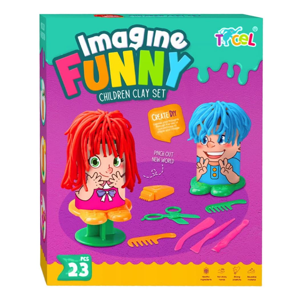 Kleiset Kapsalon - 6 Kleuren Klei