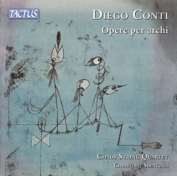 Chaos String Quartet, Susanne Schaffer, Eszter Kruchio, Sara Marzadori, Bas Jongen, Christoph Slenczka - Canti: String Works (CD)
