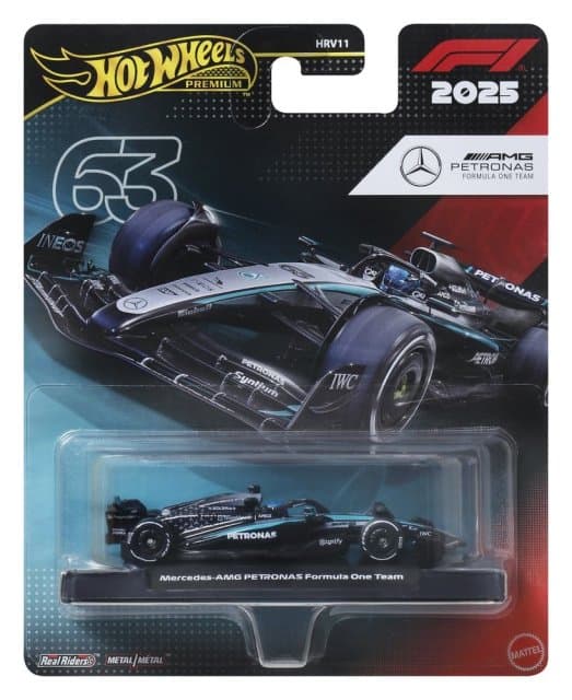 Hot Wheels  F1 2025  MercedesAMG Petronas Formula 1 Team 63 Toys