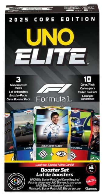 Uno  Elite Formula 1 Booster Set Boardgames