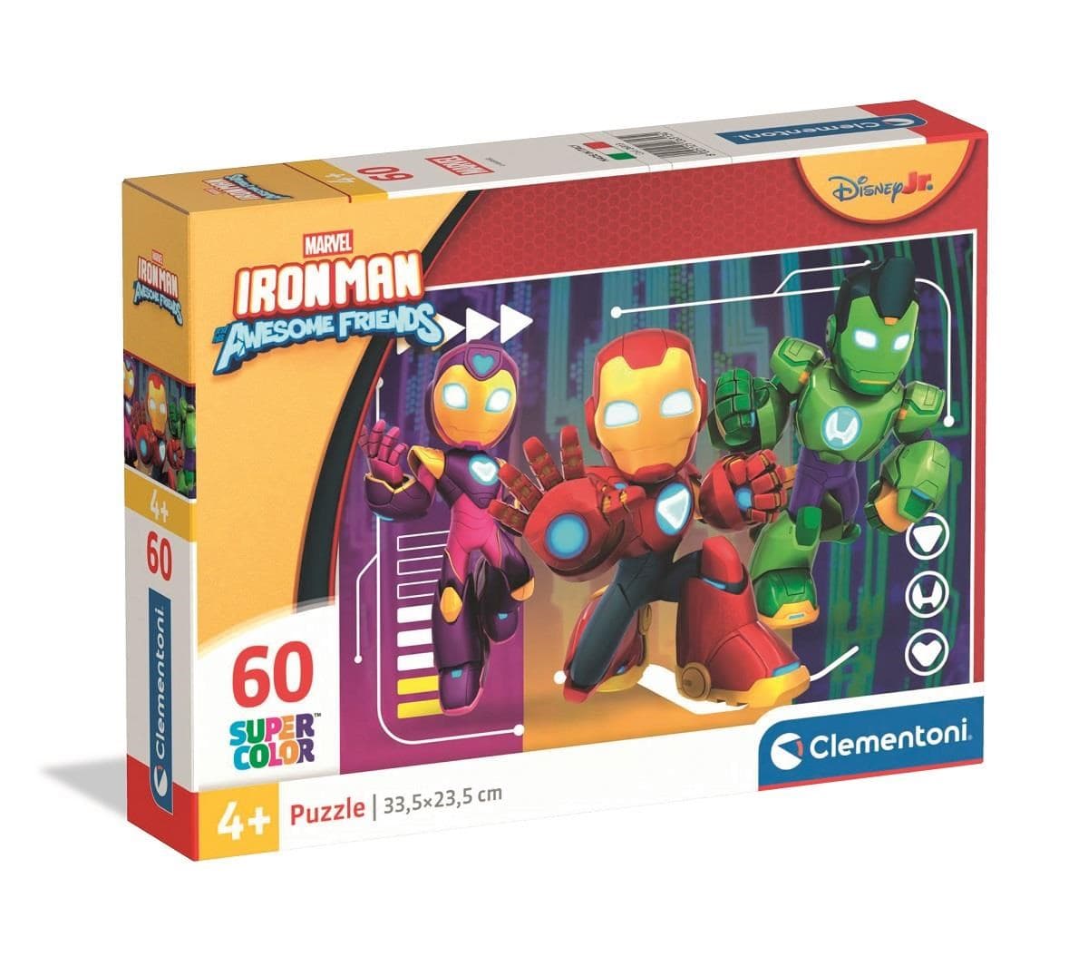 Iron Man And His Awesome Friends (60 stukjes) (Puzzle)