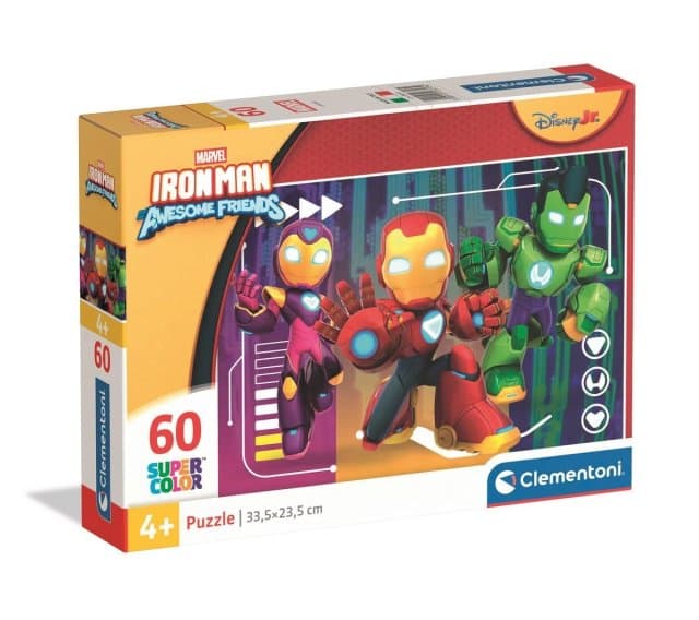 Iron Man And His Awesome Friends (60 stukjes) (Puzzle)