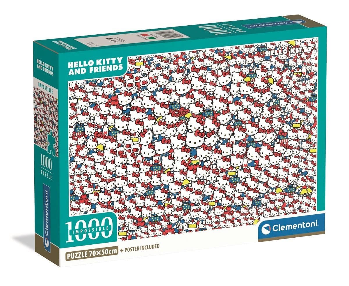 Hello Kitty - Impossible Puzzle (Compact Box 1000 stukjes) (Puzzle)