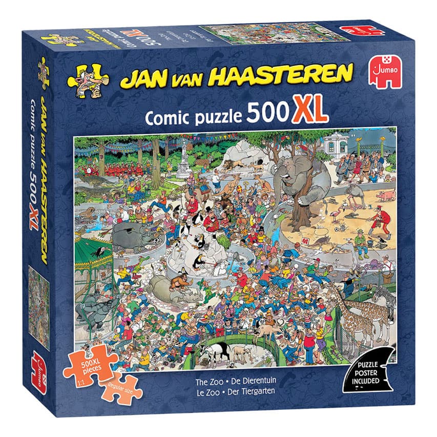 Jan van Haasteren Legpuzzel - De dierentuin - 500 XL st.