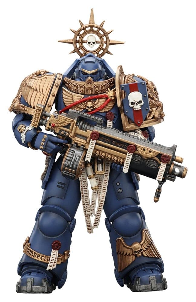 Warhammer 40,000: Space Marine 2 Action Figure Ultramarines Heavy Relic Primus Armor with Heavy Relic Bolt Rifle 13 cm