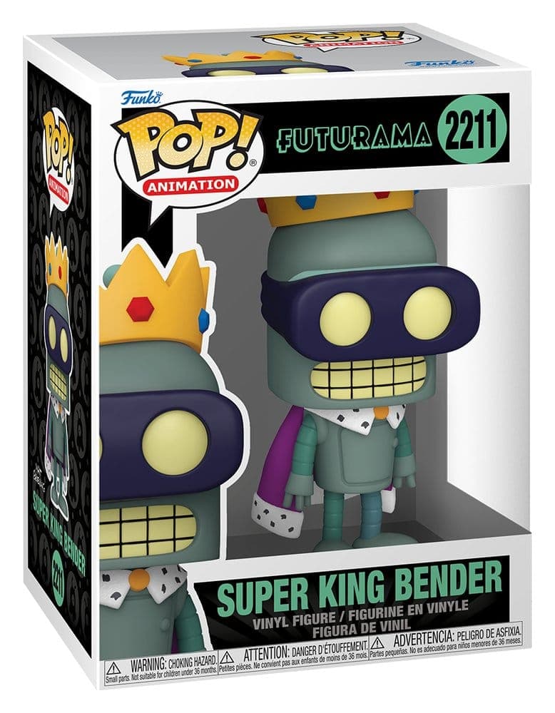 Futurama: Funko Pop! - S5 - Super King Bender (Vinyl Figure 2211)