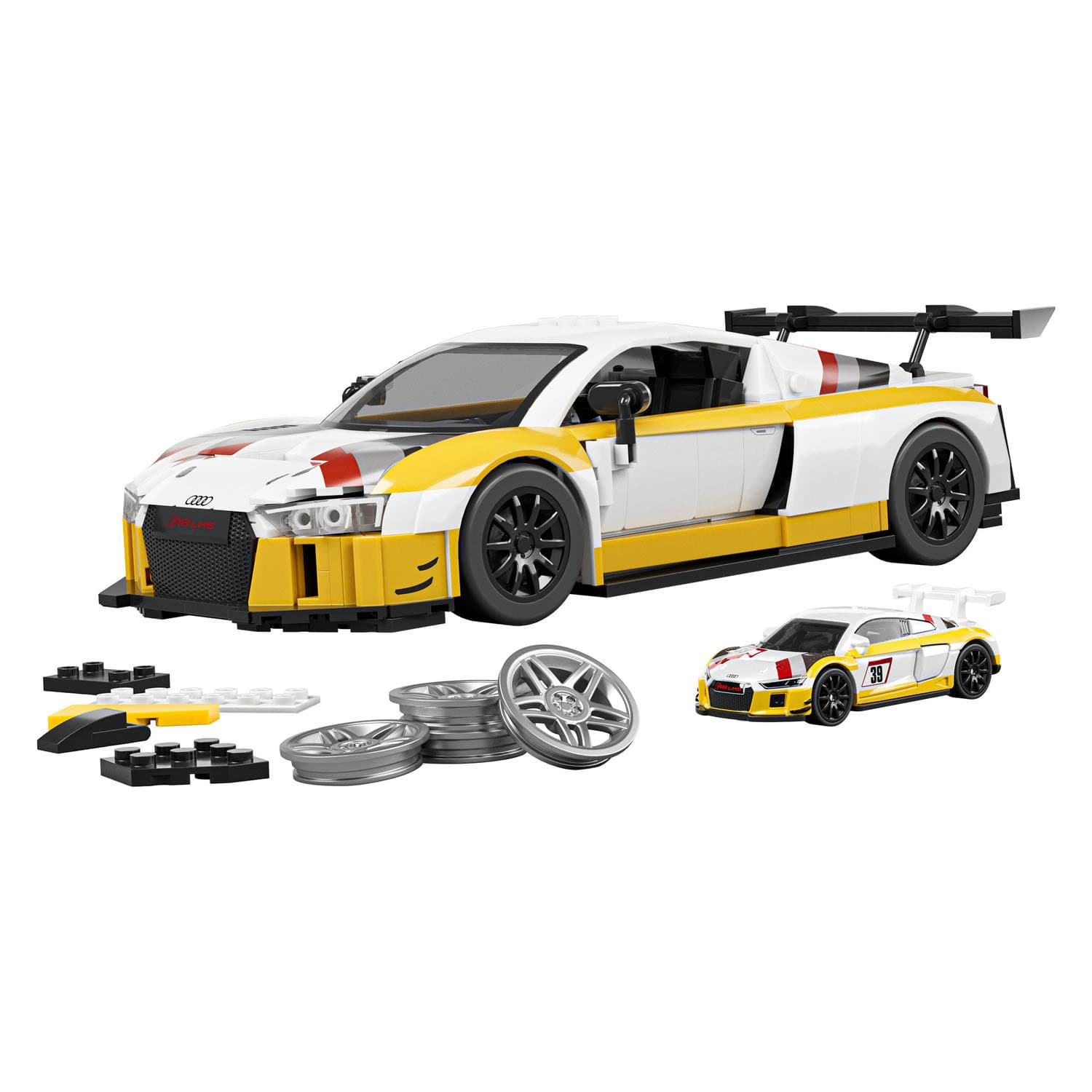 Mattel Brick Shop Hot Wheels - Mattel Brick Shop Hot Wheels Elite Series Audi