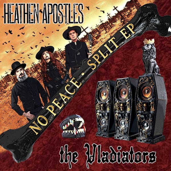 Heathen Apostles/The Vladiators - No Peace: Split EP (CD)