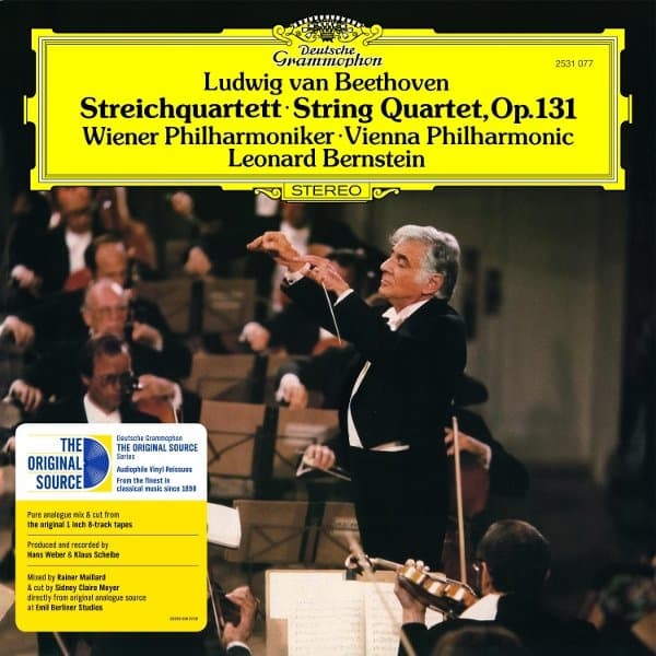 Leonard Bernstein Wiener Philharmoniker - Beethoven: String Quartet No. 14 In C-Sharp Minor, (LP)