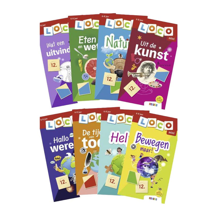 Loco Mini Pakket Code D Groep 4 - 8 Titels