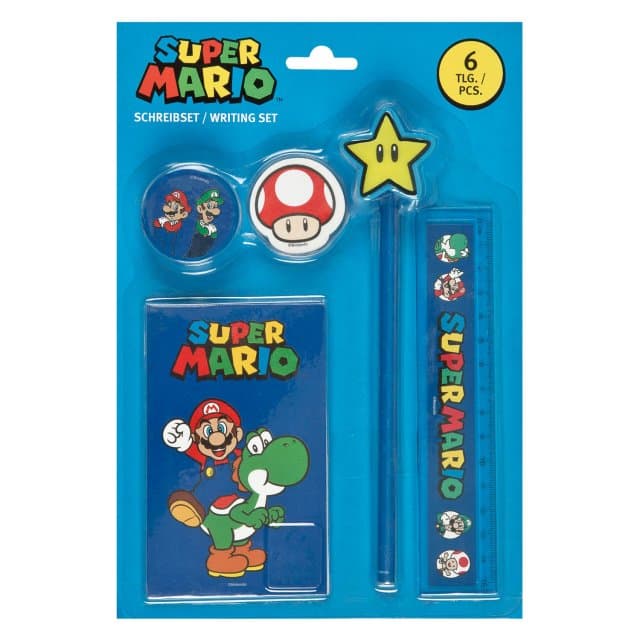 Schrijfset Super Mario - 6dlg.