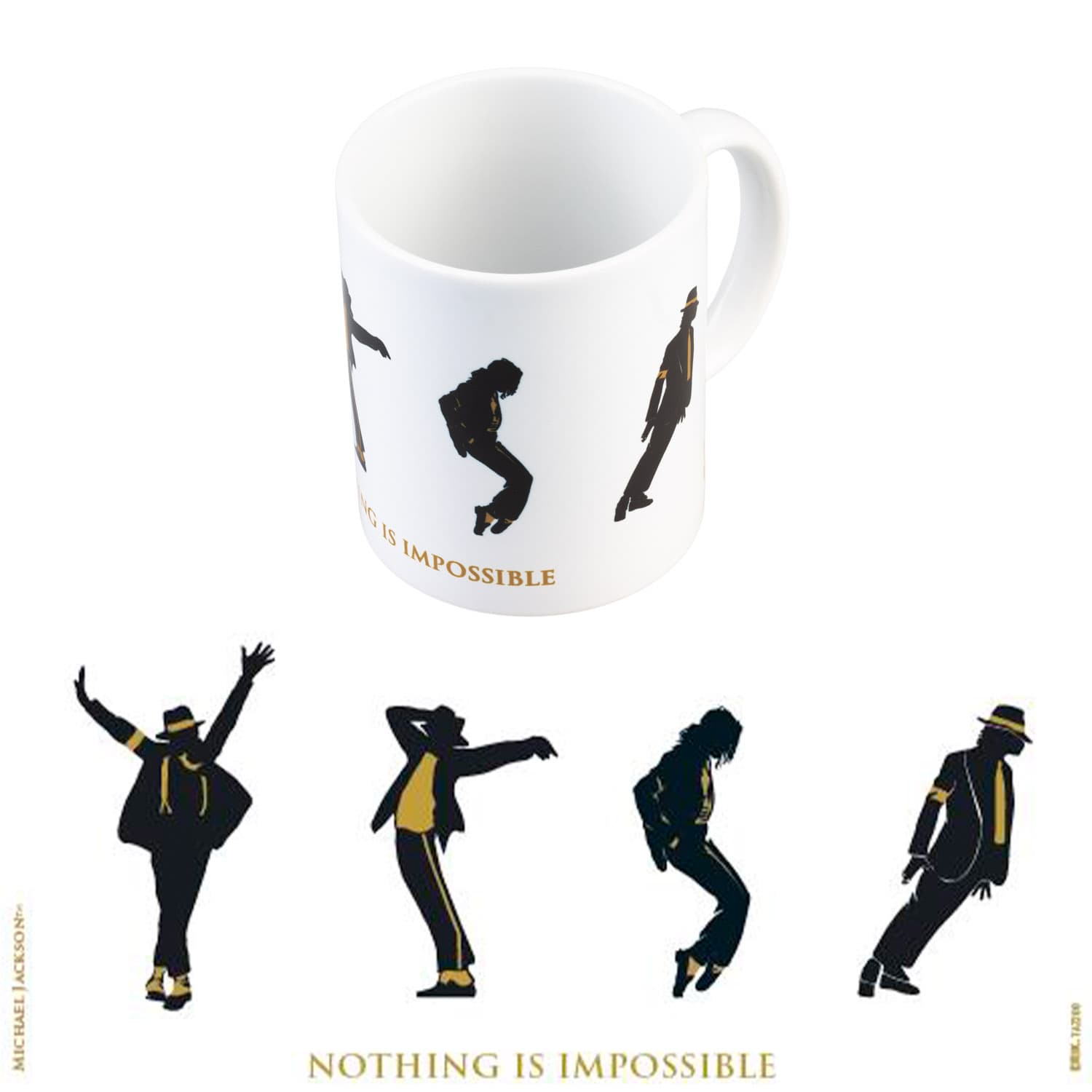 Michael Jackson Mug Nothing is Impossible 350 ml