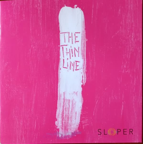 SLOPER - 7-THE THIN LINE - 7 INDIE ONLY! LIMITED EDITION COLOURED FLEXI 7 IN COMIC ARTBOOK SLEEVE