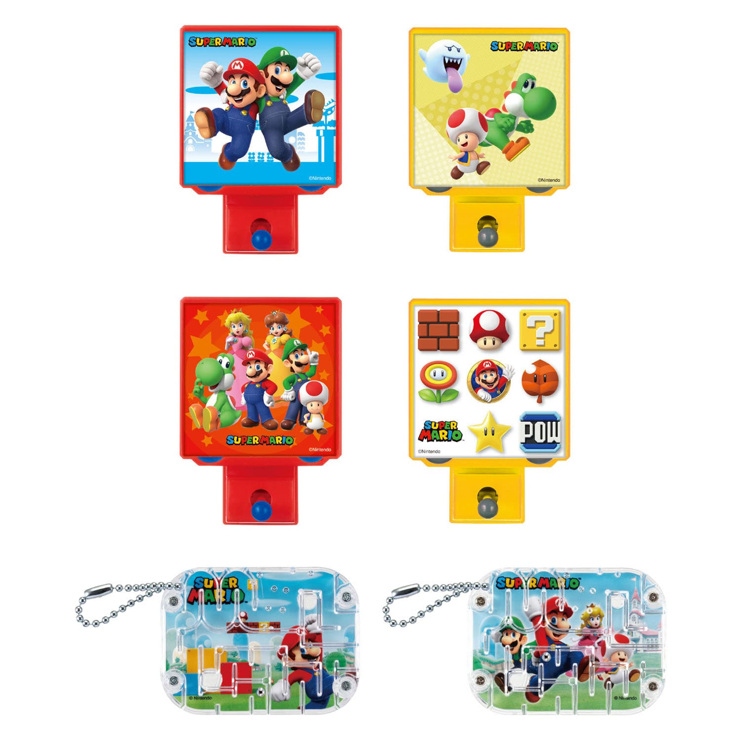 Super Mario Micro Games Marble Maze Series Minispel