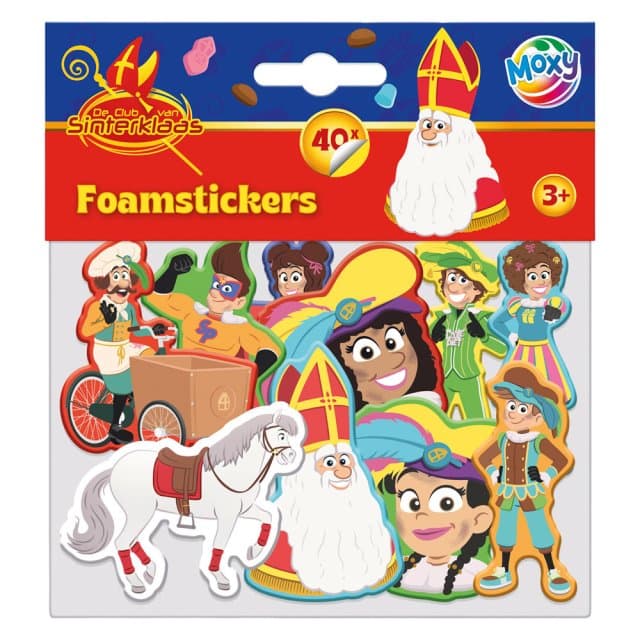 Club van Sinterklaas Foam Stickers - 40st.