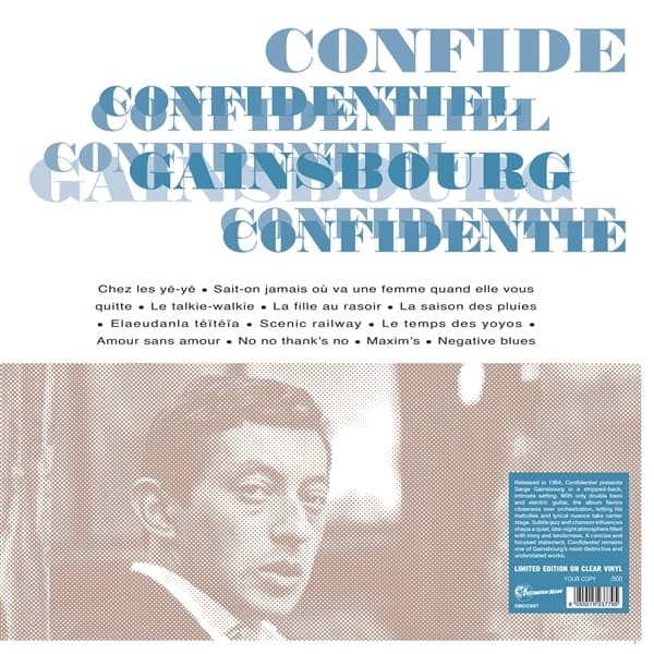 Serge Gainsbourg - Confidentiel (LP) (Coloured Vinyl)