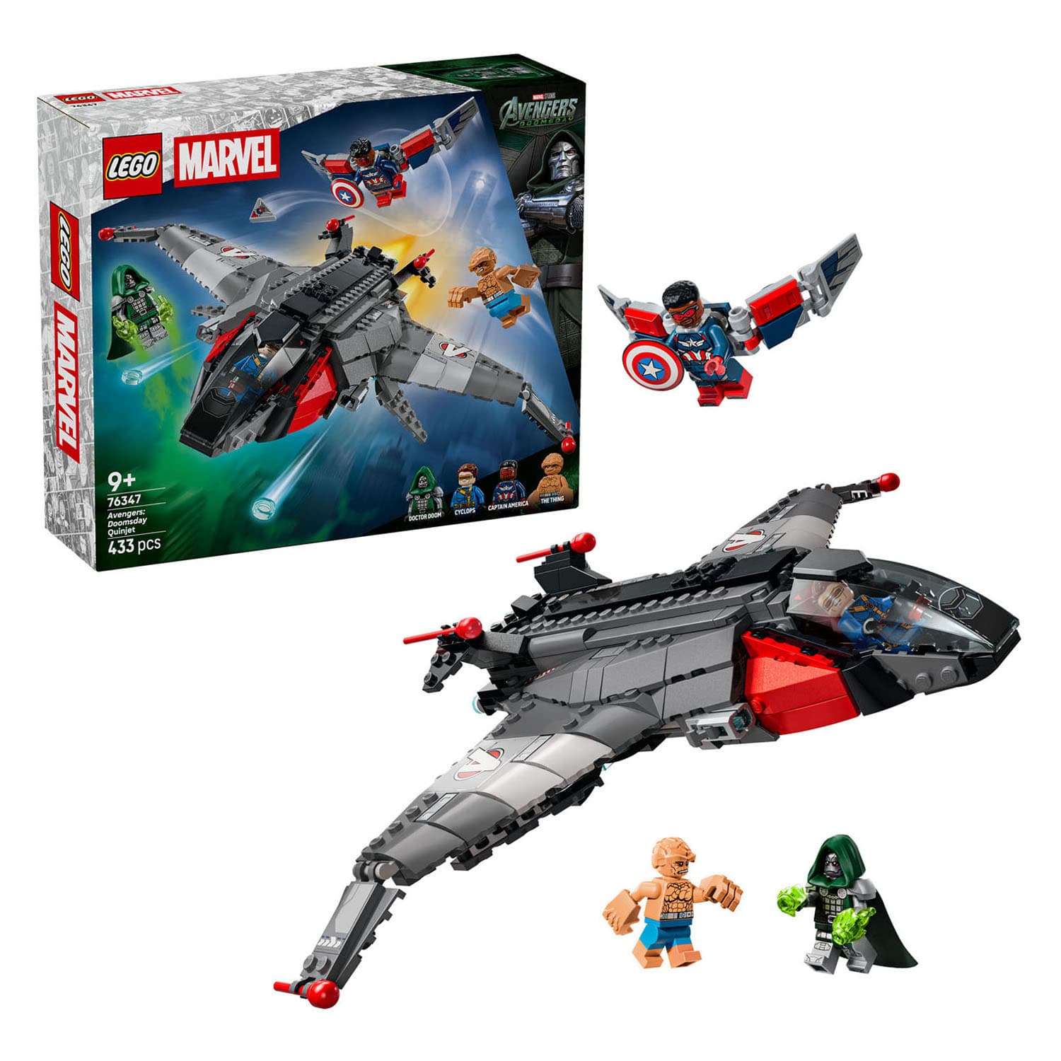 Lego 76347 Super Heroes Marvel Doomsday Quinjet