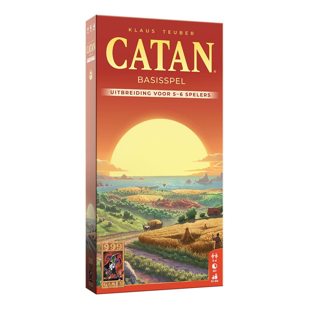 999 Games Catan Uitbreiding 5/6 spelers - Bordspel Vernieuwde Versie