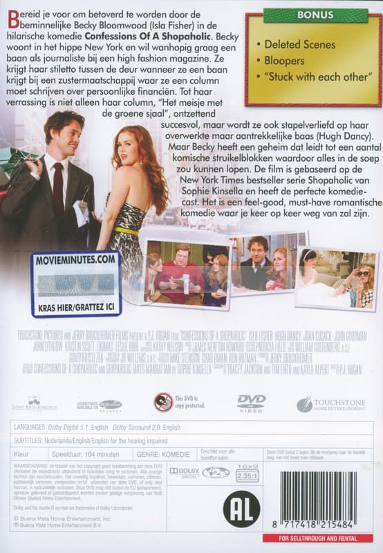 Confessions of a shopaholic (DVD)
