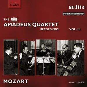 Amadeus Quartet - The RIAS Amadeus Quartet Recordings Vol.3: Mozart (5 CD)