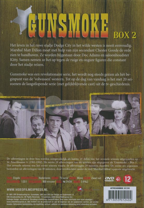 Gunsmoke - Box 2 (DVD)