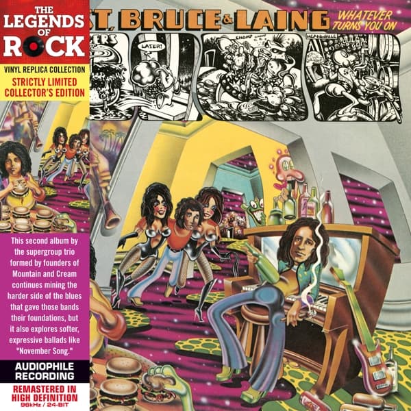West, Bruce & Laing - Whatever Turns You On (CD) (Limited Edition) (Remastered) (Collector's Edition)
