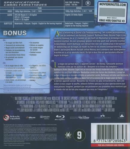 Sorcerer's Apprentice (Blu-ray)
